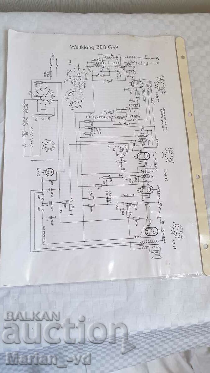 Schematic of grundig gw 288 - 5 Schematic of grundig gw 288 - 5