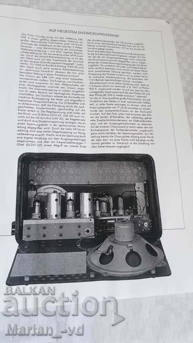 Schematic of grundig gw 288 - 6 Schematic of grundig gw 288 - 6