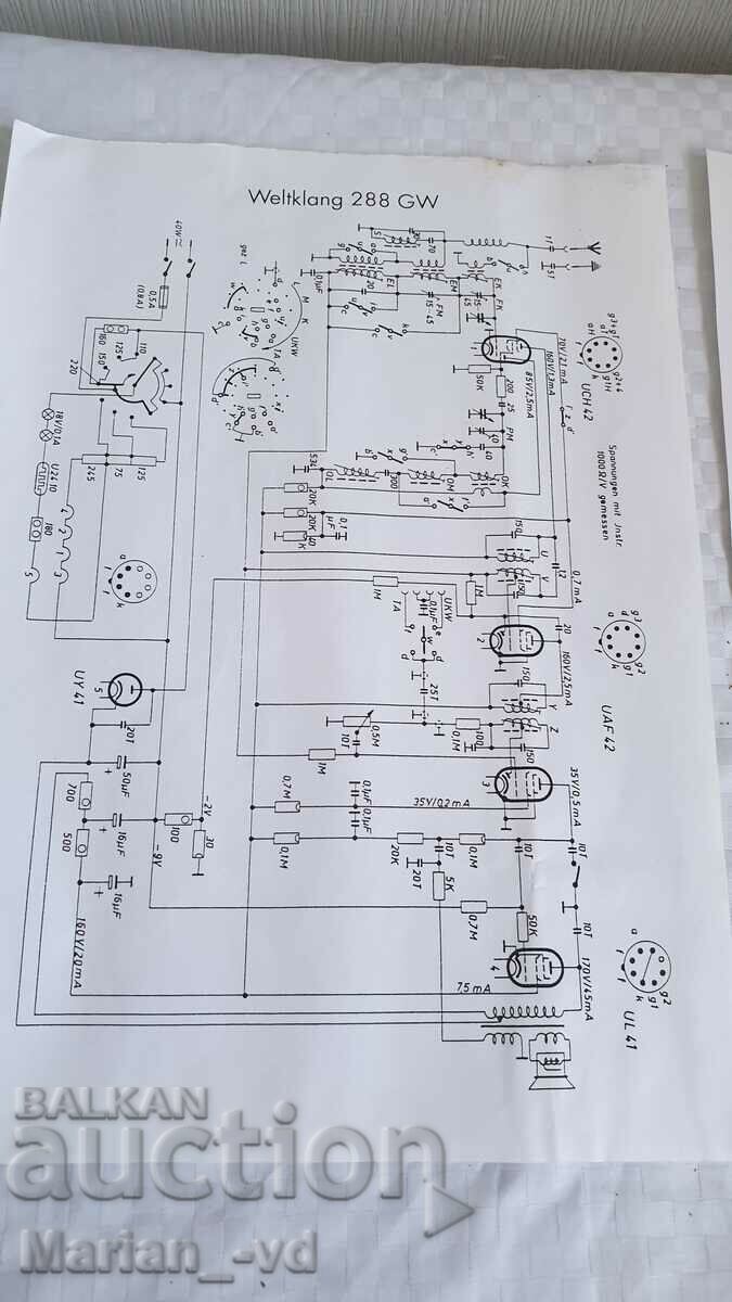 Schematic of grundig gw 288 - 7 Schematic of grundig gw 288 - 7