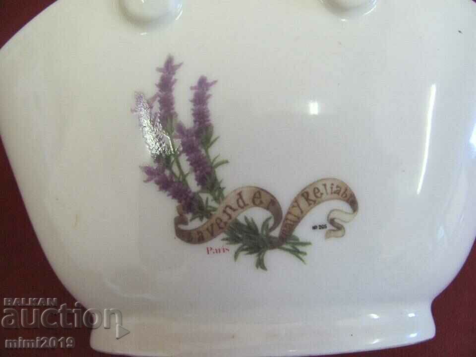 Vintich Porcelain Basket, Decoration Paris - 5