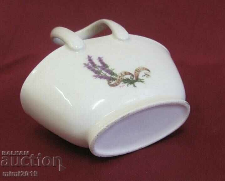 Vintich Porcelain Basket, Decoration Paris - 6