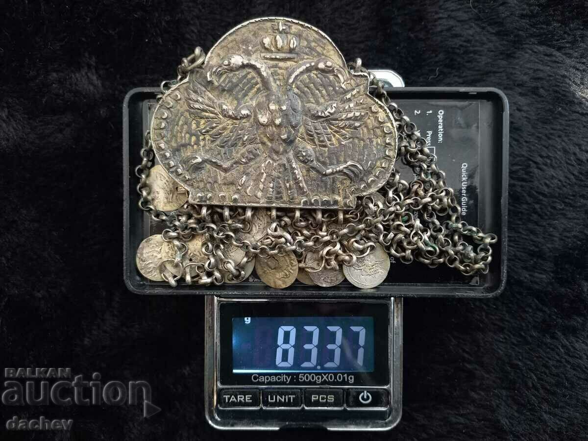 Costum pafti pafta cu pieptar argint renascentist - 6