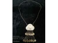 Възрожденски сребърен нагръден накит пафти пафта носия