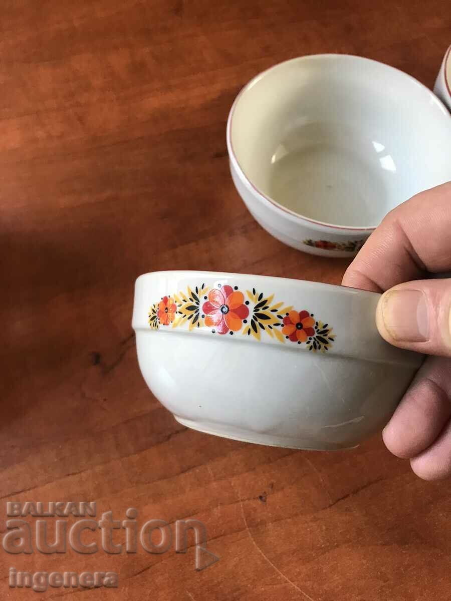 Auction  BULGARIA PORCELAIN BOWL PANICA BOWL-5 PCS.