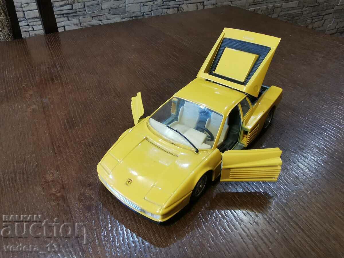 FERRARI TESTEROSSA 1984 BURAGO ITALY 1/24 with price 65.00 BGN | € 33.23 FERRARI TESTEROSSA 1984 BURAGO ITALY 1/24 with price 65.00 BGN | € 33.23