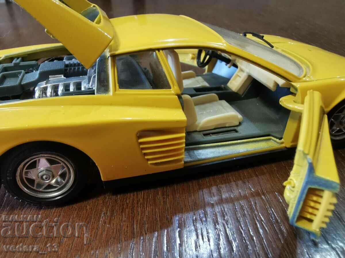 FERRARI TESTEROSSA 1984 BURAGO ITALY 1/24 - 5 FERRARI TESTEROSSA 1984 BURAGO ITALY 1/24 - 5