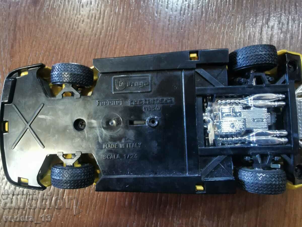 FERRARI TESTEROSSA 1984 BURAGO ITALY 1/24 - 6 FERRARI TESTEROSSA 1984 BURAGO ITALY 1/24 - 6