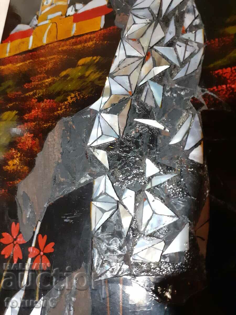 Ένας μοναδικός πίνακας ιαπωνικής λάκας με ένθετο από φίλντισι - 6 Ένας μοναδικός πίνακας ιαπωνικής λάκας με ένθετο από φίλντισι - 6