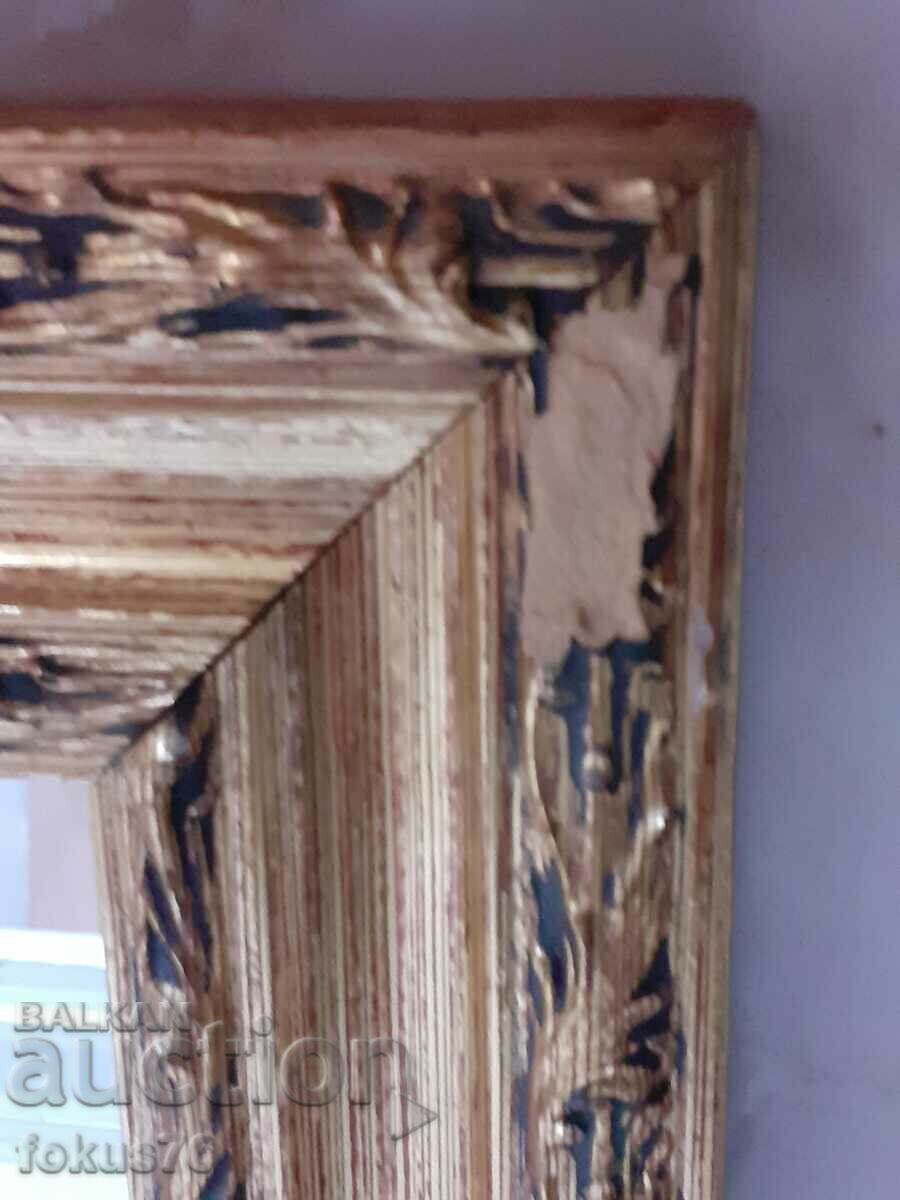 Delivery of Great Italian painting mirror silver foil Delivery of Great Italian painting mirror silver foil