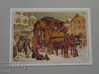 Картичка: Пощенска кола Франкфурт на Майн – Германия.