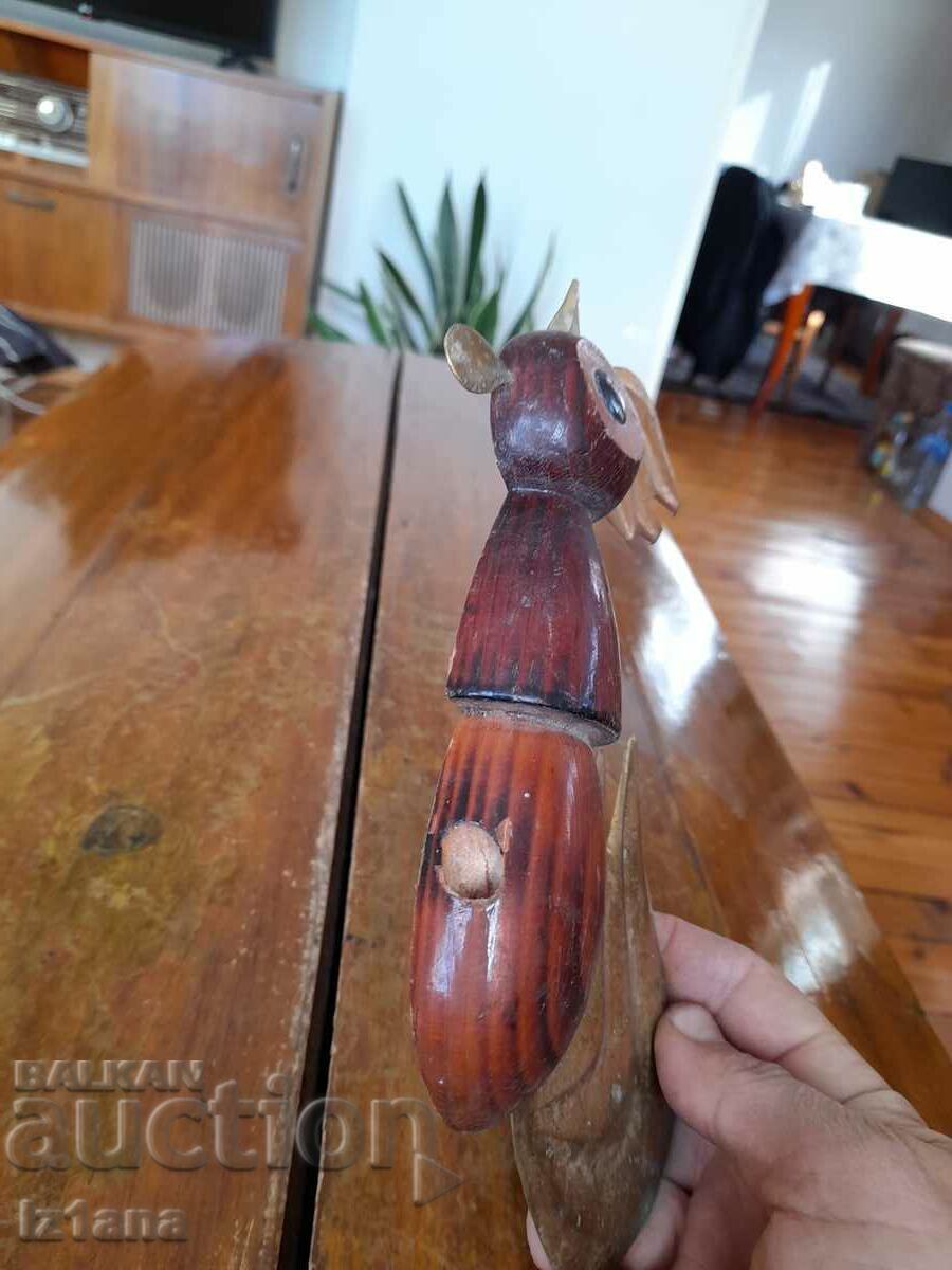 Auction Old wooden decoration Rooster, Rooster Auction Old wooden decoration Rooster, Rooster