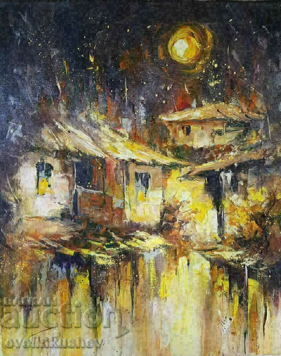 Oil painting "Full Moon" Georgi Yordanov