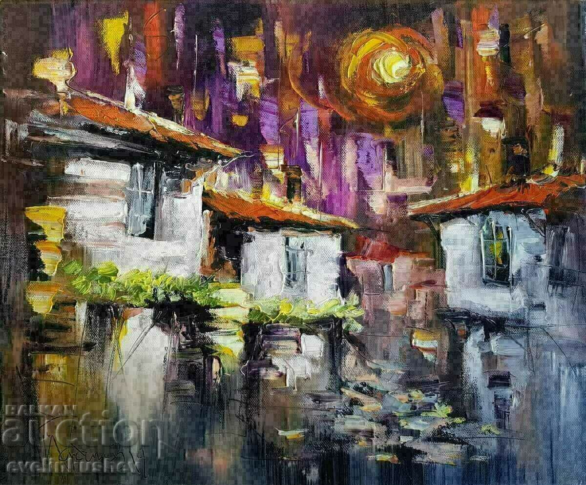 Ελαιογραφία "Mysterious Night" Georgi Yordanov Ελαιογραφία "Mysterious Night" Georgi Yordanov