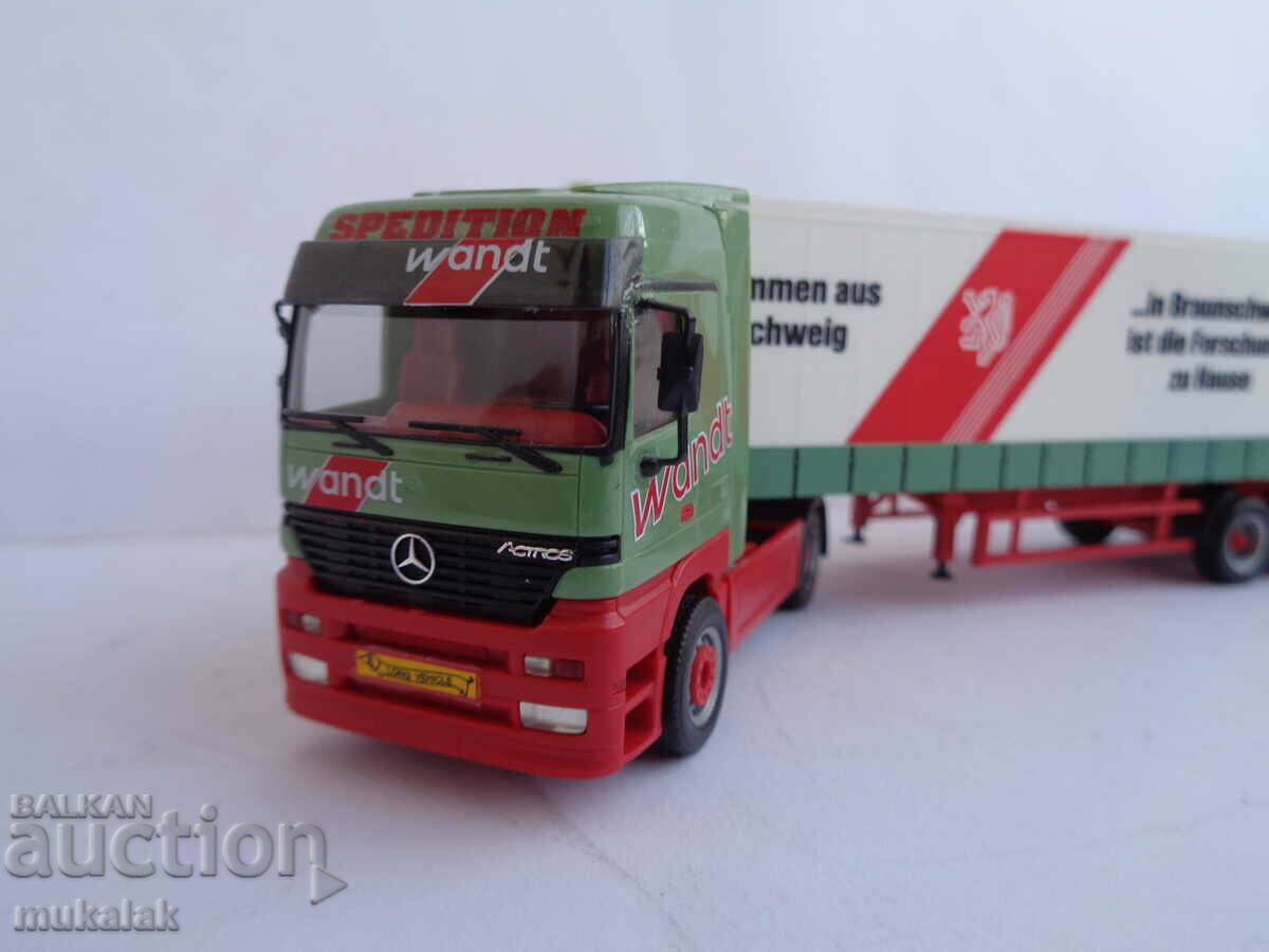 HERPA H0 1/87 MERCEDES BENZ ACTROS TRUCK MODEL TROLLEY with price 35.00 BGN | € 17.90 HERPA H0 1/87 MERCEDES BENZ ACTROS TRUCK MODEL TROLLEY with price 35.00 BGN | € 17.90
