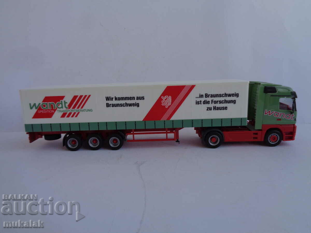 Auction HERPA H0 1/87 MERCEDES BENZ ACTROS TRUCK MODEL TROLLEY Auction HERPA H0 1/87 MERCEDES BENZ ACTROS TRUCK MODEL TROLLEY