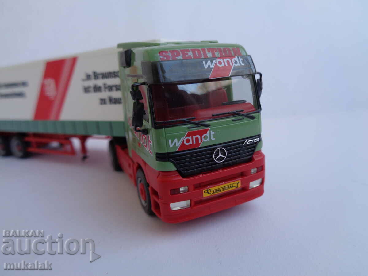 Delivery of HERPA H0 1/87 MERCEDES BENZ ACTROS TRUCK MODEL TROLLEY Delivery of HERPA H0 1/87 MERCEDES BENZ ACTROS TRUCK MODEL TROLLEY