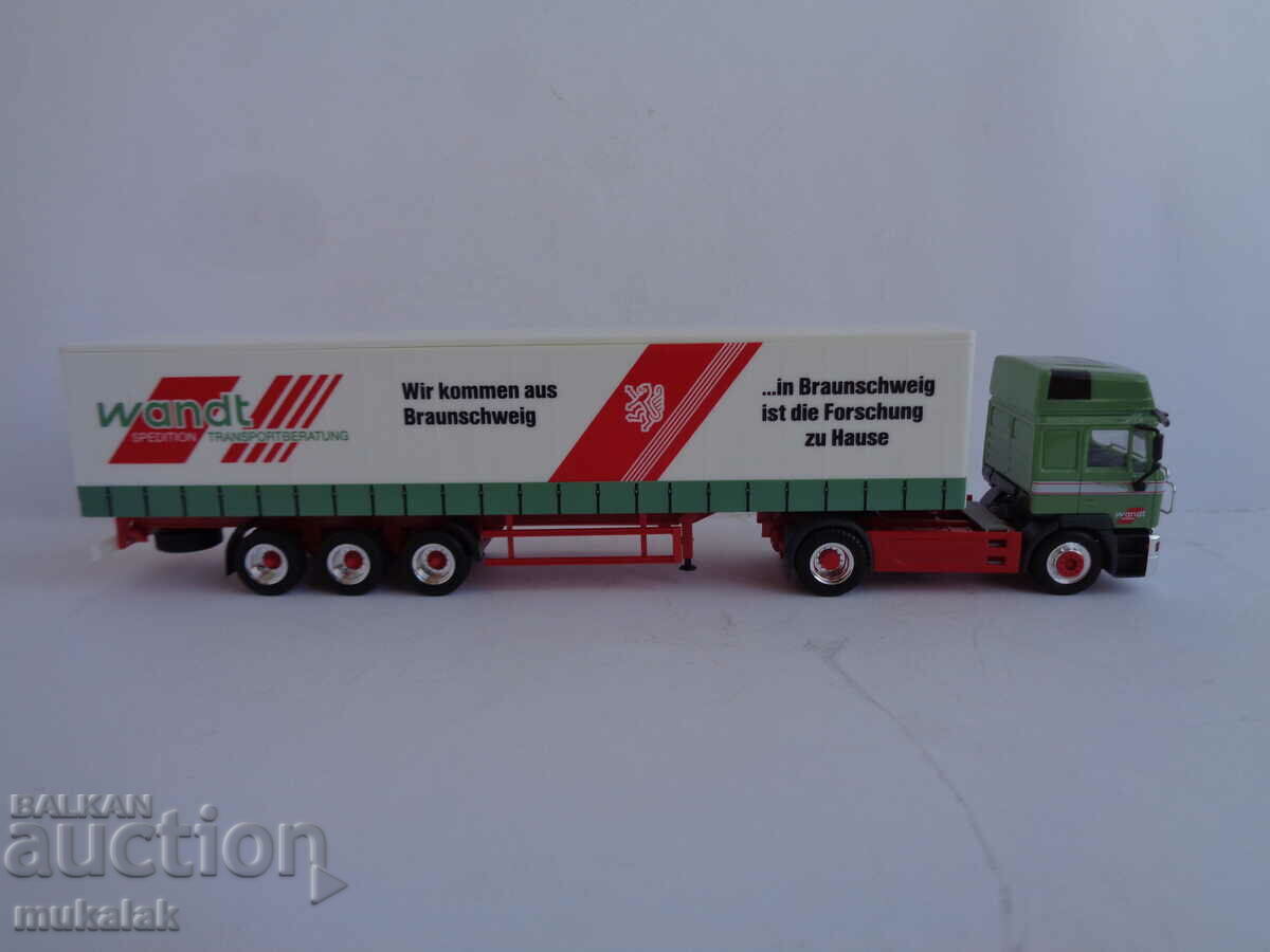 Auction  HERPA H0 1/87 MAN TRUCK TRUCK MODEL TROLLEY