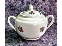 Porcelain sugar bowl