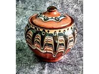 Sugar bowl Trojan pottery