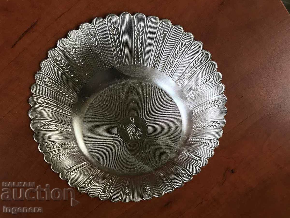 PLATE TRAY METAL ALUMINUM RELIEF FROM SOCA - 6 PLATE TRAY METAL ALUMINUM RELIEF FROM SOCA - 6