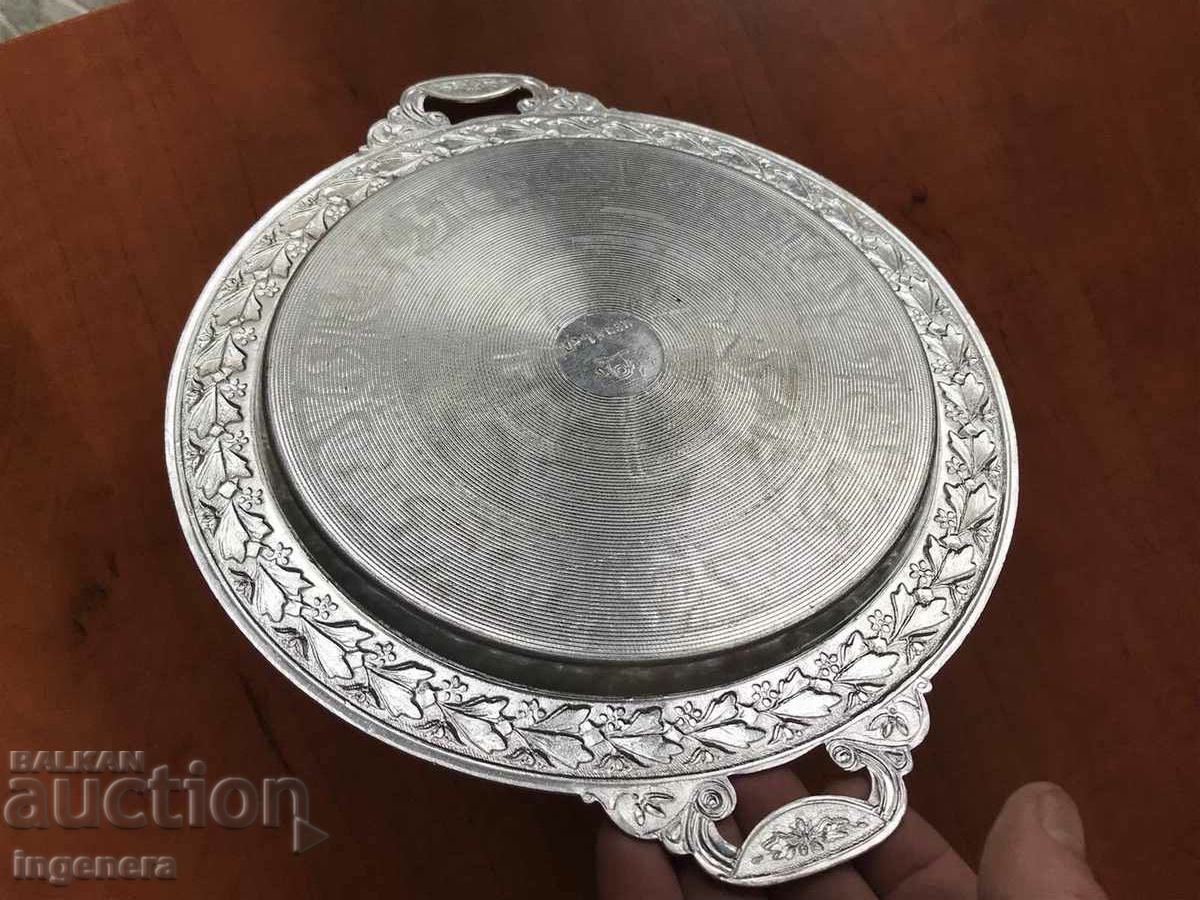 TRAY METAL ALUMINUM USSR FROM SOCA - 5 TRAY METAL ALUMINUM USSR FROM SOCA - 5