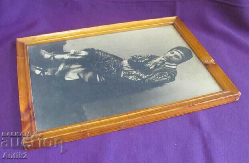 Auction Very Old Real Photo - Woman in Costume Auction Very Old Real Photo - Woman in Costume