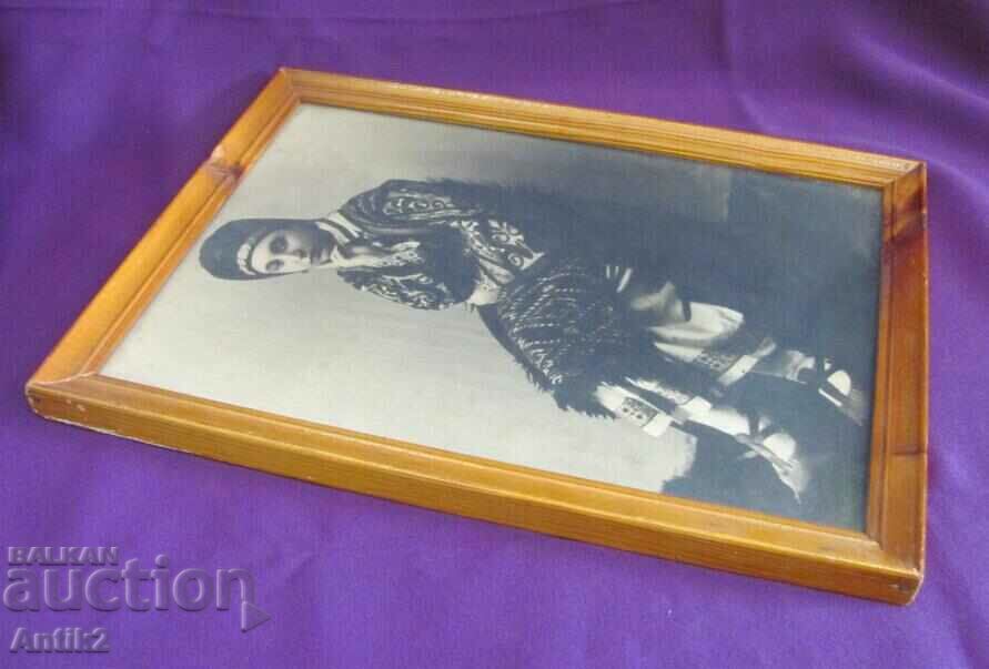 Delivery of Very Old Real Photo - Woman in Costume Delivery of Very Old Real Photo - Woman in Costume