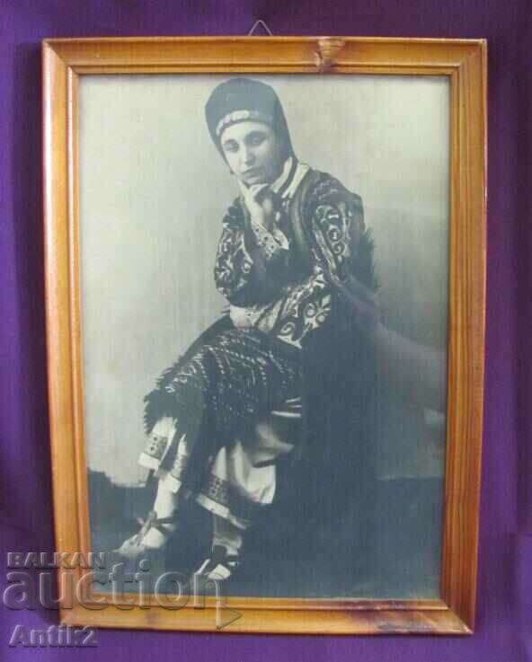 Very Old Real Photo - Woman in Costume