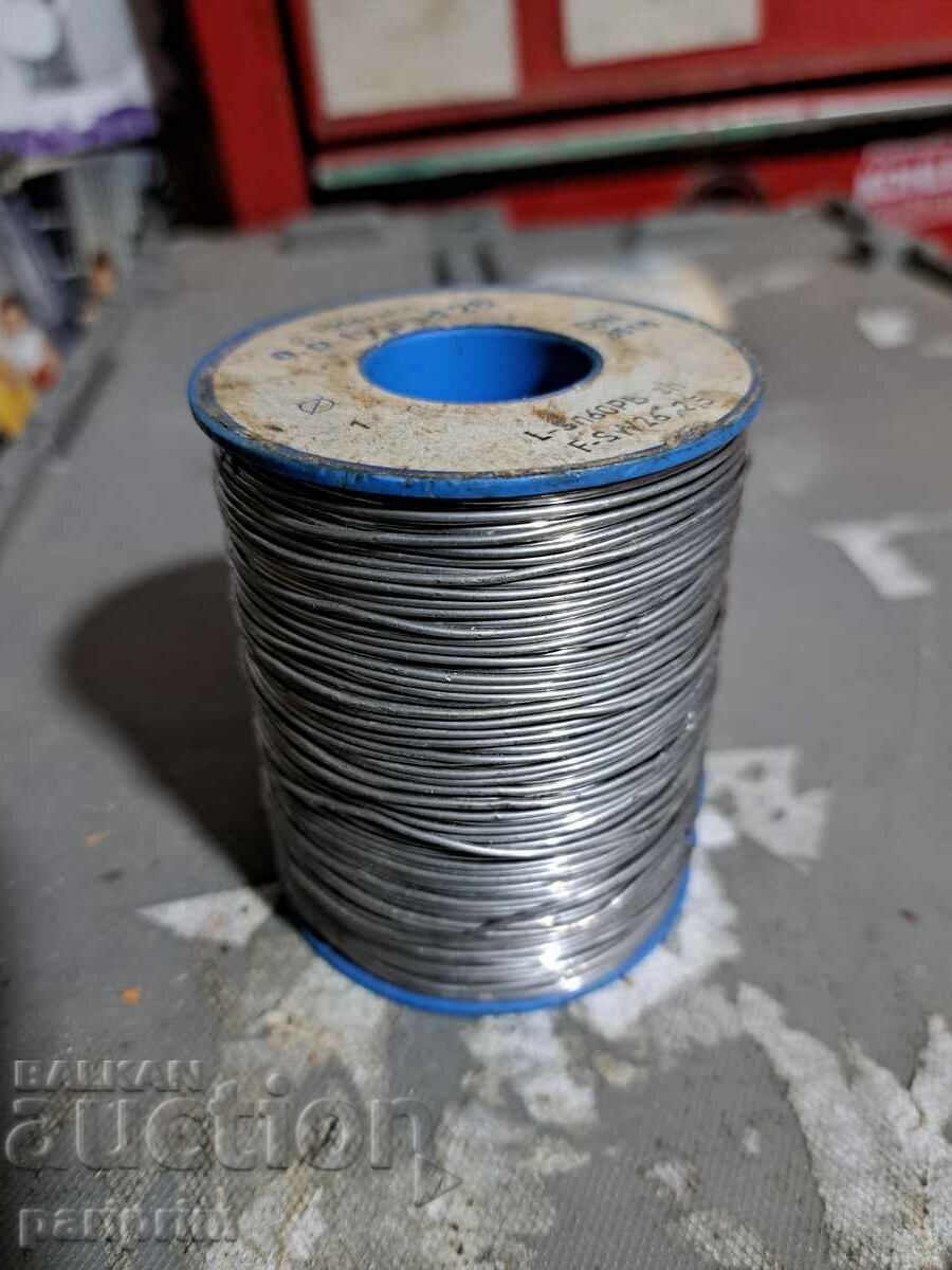 TIN,1 KG.1 mm,,GERMANY, READY TO SOLDER
