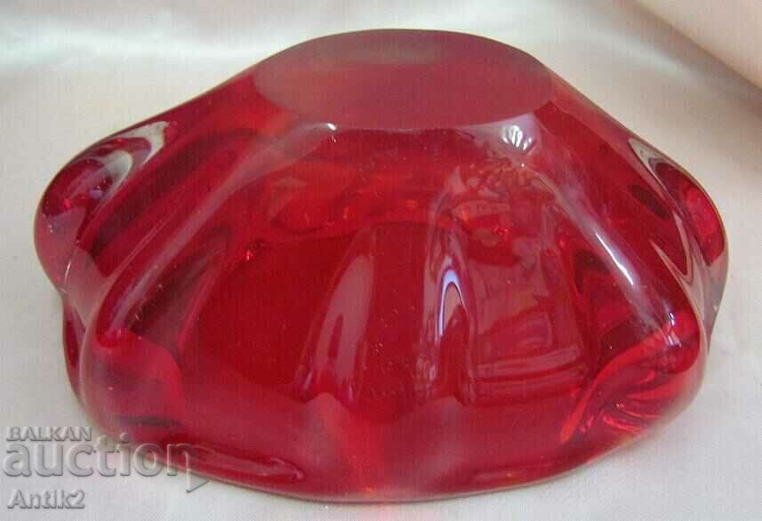 Κρυστάλλινο γυαλί στερεό τασάκι Vintich - 5 Κρυστάλλινο γυαλί στερεό τασάκι Vintich - 5