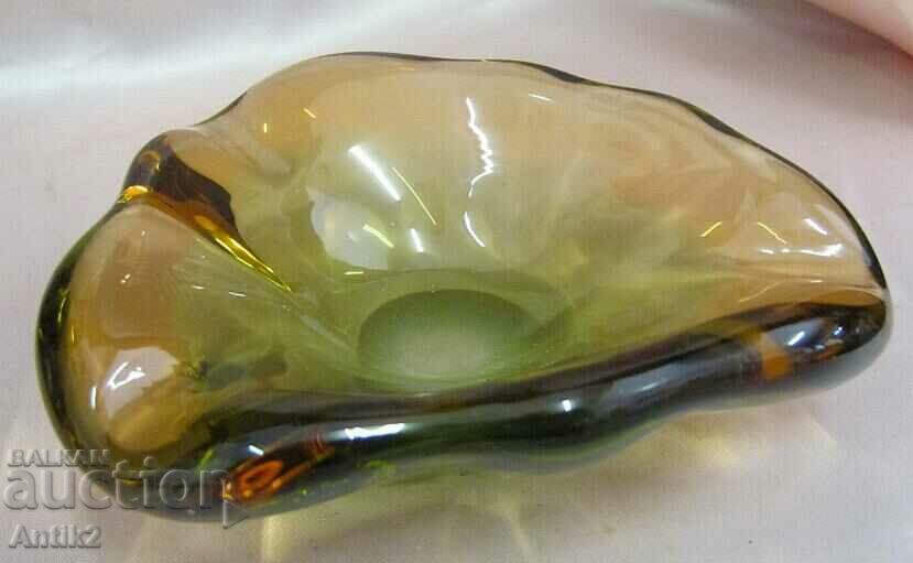 Vintich Murano Crystal Glass Decorative Bowl with price 35.00 BGN | € 17.90 Vintich Murano Crystal Glass Decorative Bowl with price 35.00 BGN | € 17.90