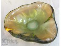 Vintich Murano Crystal Glass Decorative Bowl