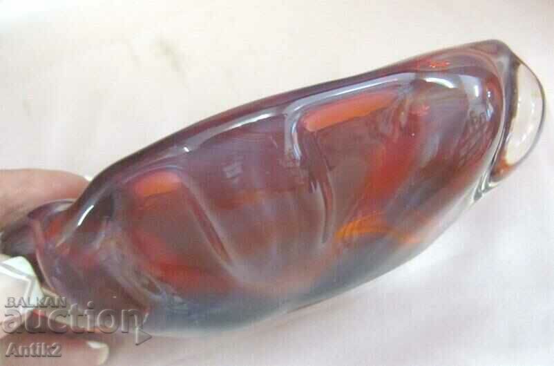 Auction Vintich Solid Ashtray Crystal Glass Auction Vintich Solid Ashtray Crystal Glass