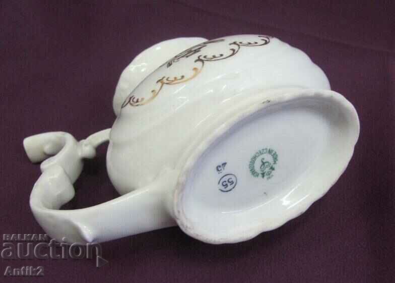 Vintich Porcelain Water Feeder Czechoslovakia - 6 Vintich Porcelain Water Feeder Czechoslovakia - 6