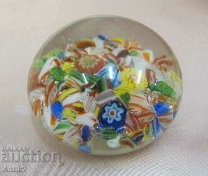 Vintich Murano Crystal Glass Paperweights for desk 3 pcs. - 7