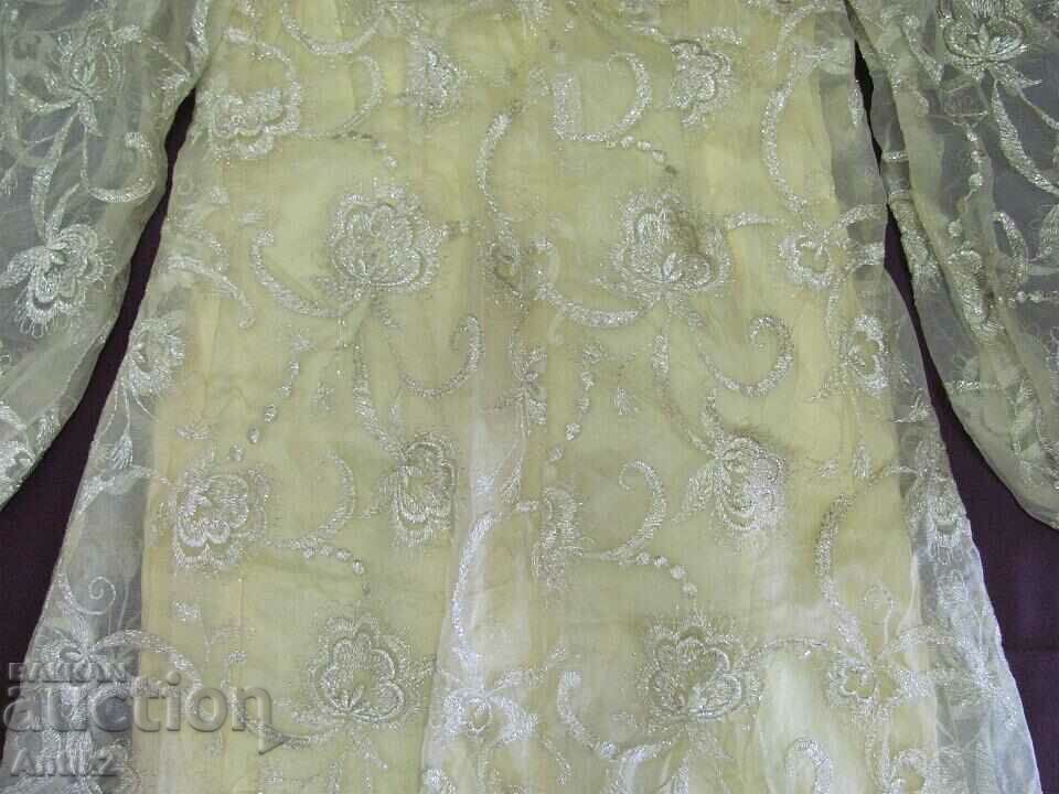 Auction  40's Vintage Formal Women's Dress Lace