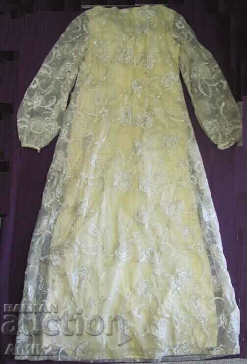 40's Vintage Formal Women's Dress Lace - 7