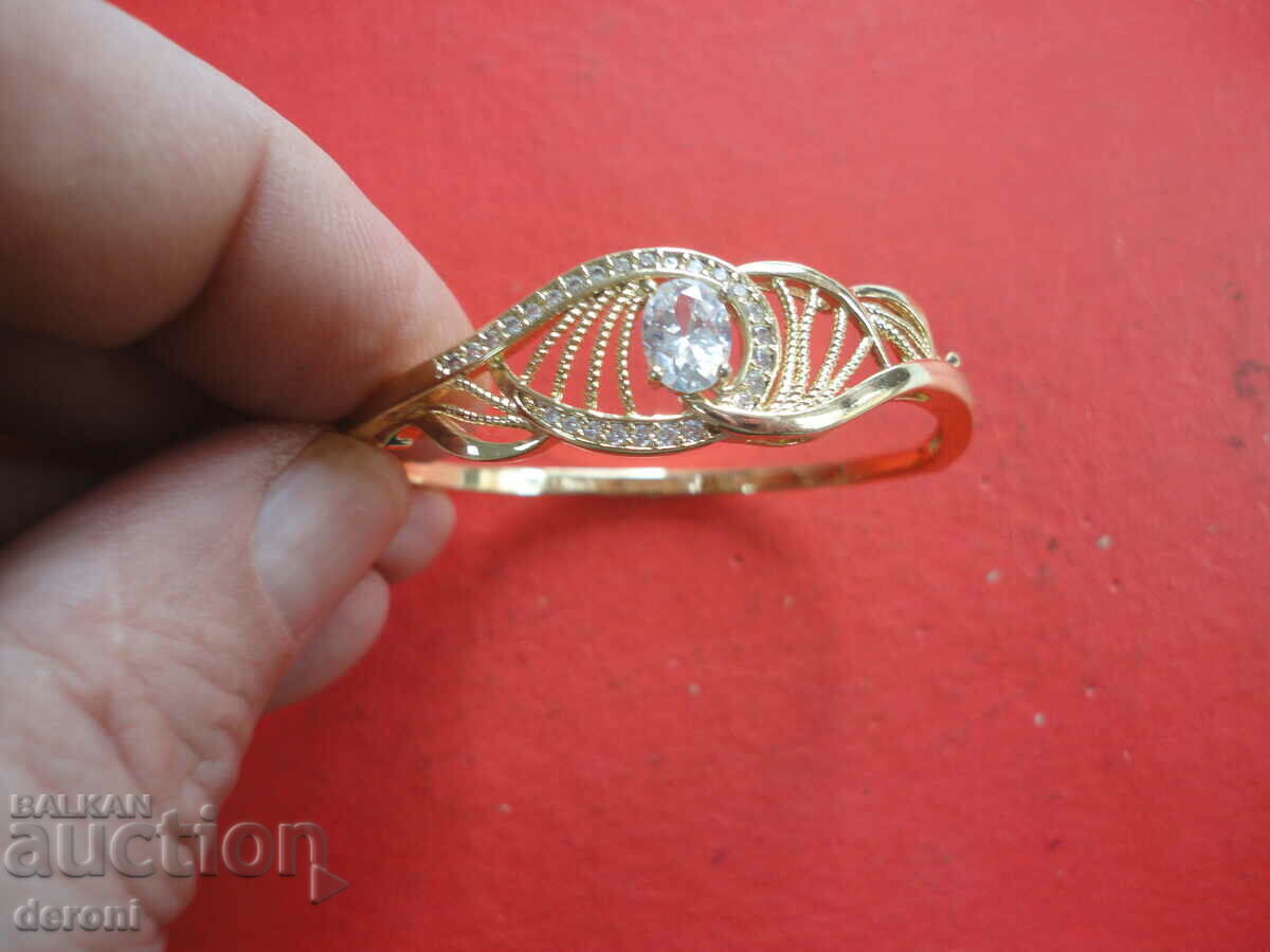 Auction  Gold-plated bracelet with Xuping stones