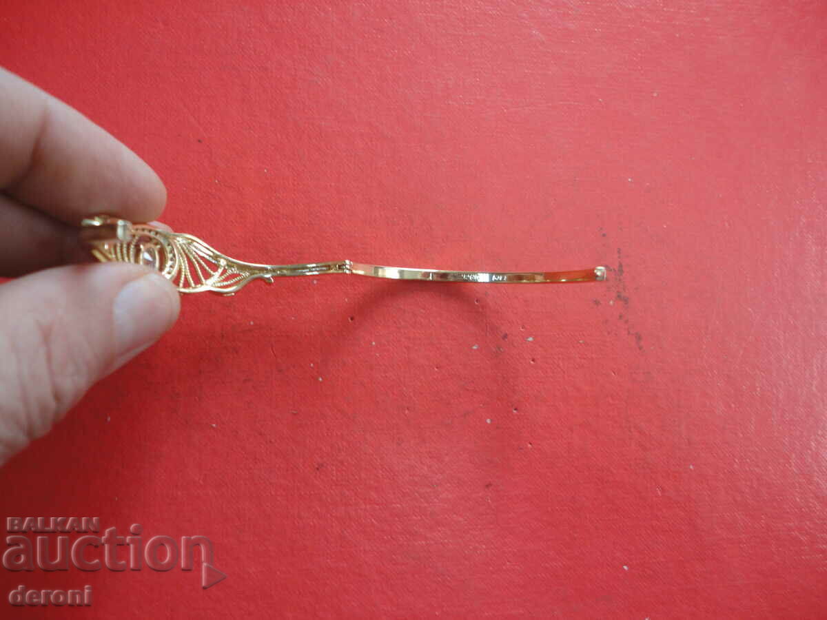 Gold-plated bracelet with Xuping stones - 5