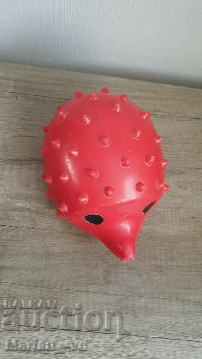 Auction Old social plastic toy hedgehog Auction Old social plastic toy hedgehog