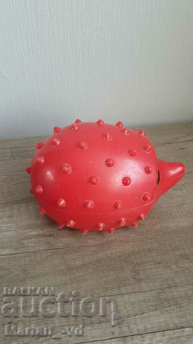 Delivery of Old social plastic toy hedgehog Delivery of Old social plastic toy hedgehog