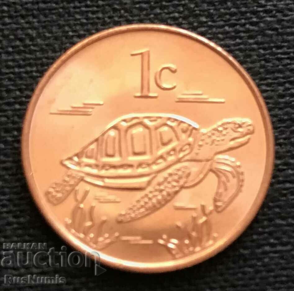 Токелау. 1 цент  2017 г.UNC.