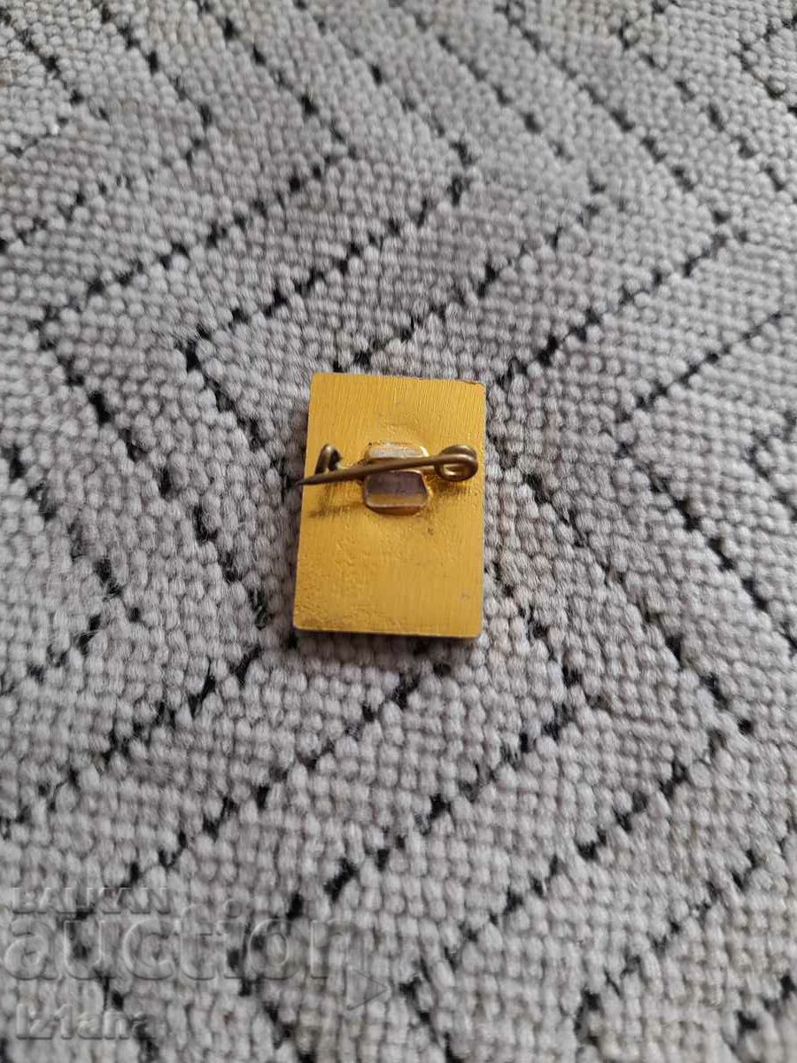 Old badge Nikola Vaptsarov with price 5.00 BGN | € 2.56