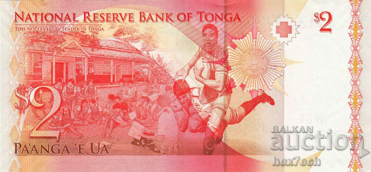 Licitație ❤️ ⭐ Tonga 2009 2 paanga UNC nou ⭐ ❤️