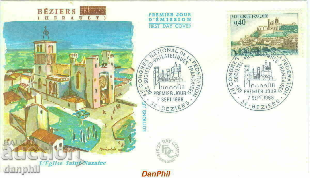 Franța - 1968 PPD/FDC - 07.09.1968 Congresul Federațiilor