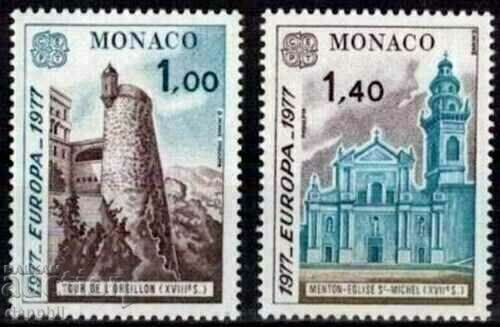 Monaco 1977 Europe CEPT (**) καθαρή σειρά, χωρίς σφραγίδα