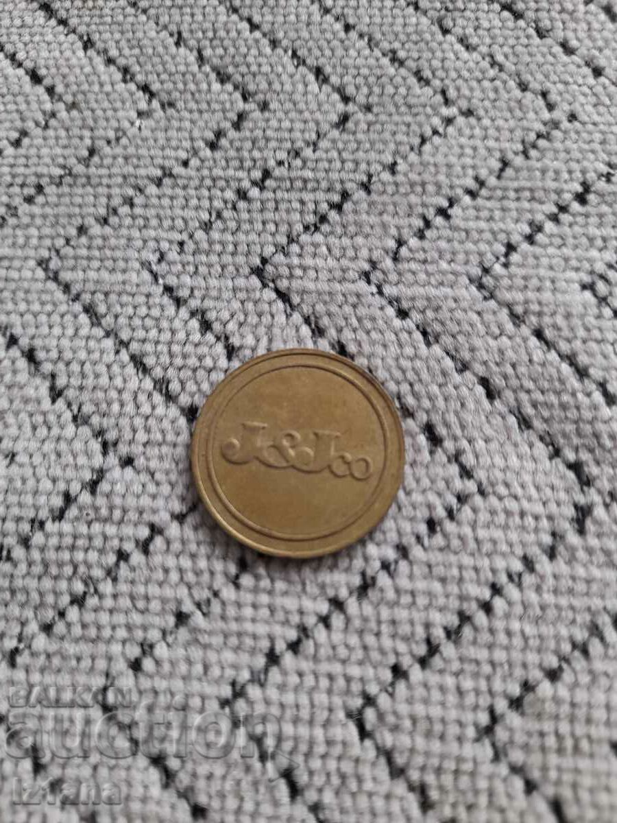 J&JCo Token with price 22.00 BGN | € 11.25 J&JCo Token with price 22.00 BGN | € 11.25