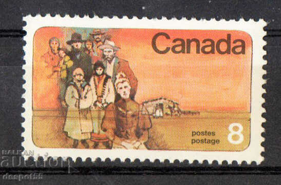 1974 Canada. 100 years since Mennonites arrived in Manitoba