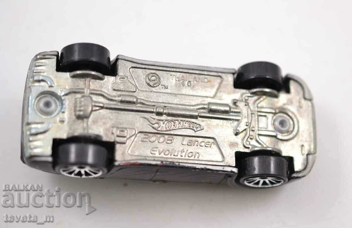 Metal car, Hot Wheels Mitsubishi Lancer Evolution 2008 - 5 Metal car, Hot Wheels Mitsubishi Lancer Evolution 2008 - 5
