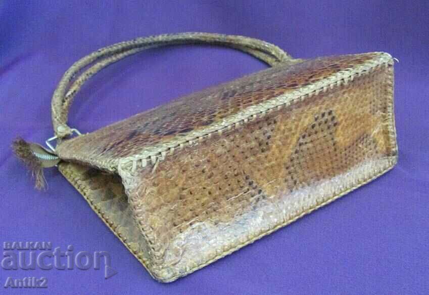 Vintich Original Small Women's Bag Snake Skin - 6